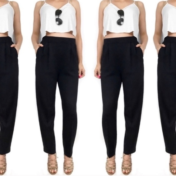 ST. JOHN Santana black knit pant #Q10 - Picture 1 of 6